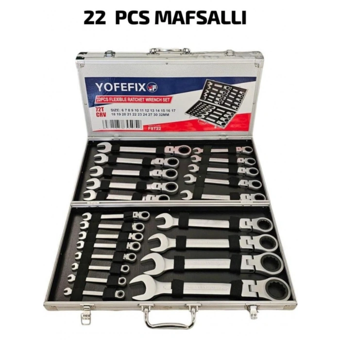 YOFEFIX 22 PC CIRCIR ANAHTAR SETİ