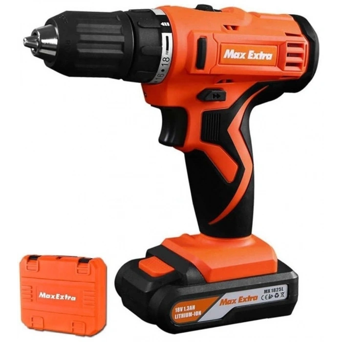 MS1825D MAX EXTRA AKÜLÜ DARBELİ MATKAP 18V