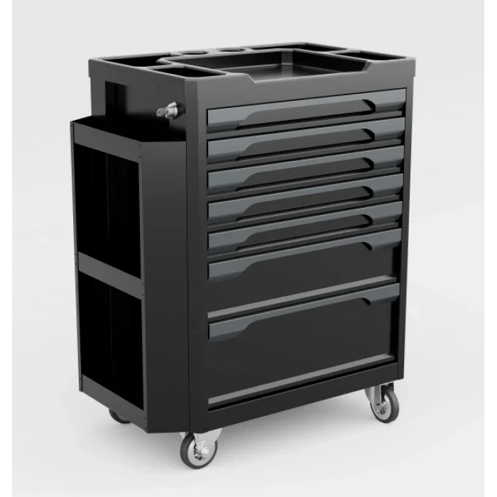 7 Çekmeceli Yanlıklı Takım Arabası