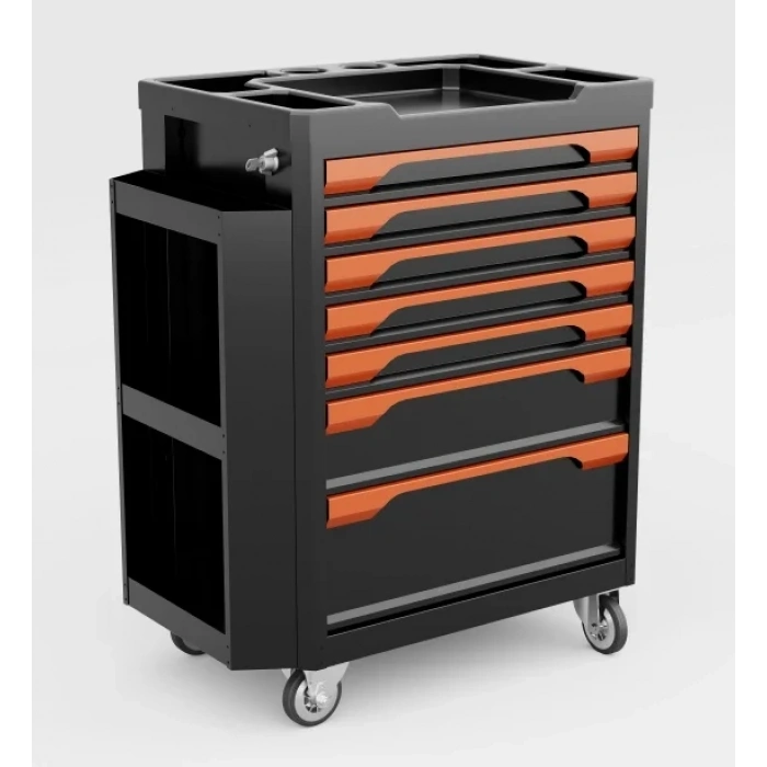 7 Çekmeceli Yanlıklı Takım Arabası