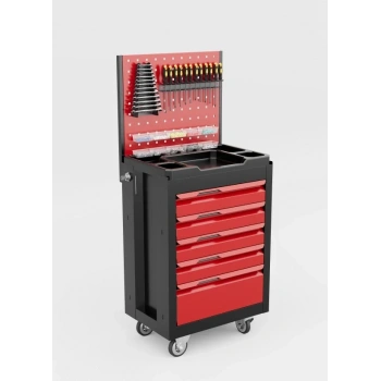 5 Çekmeceli Asma Panolu Takım Arabası