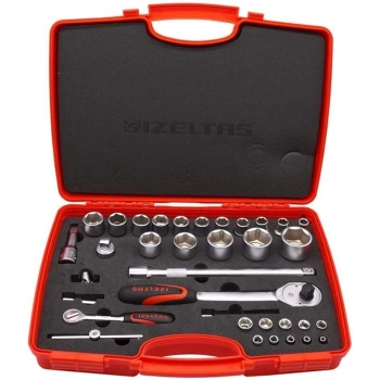 1/4 - 1/2 ALTI KÖŞE LOKMA ANAHTAR TAKIMI 35 PAR