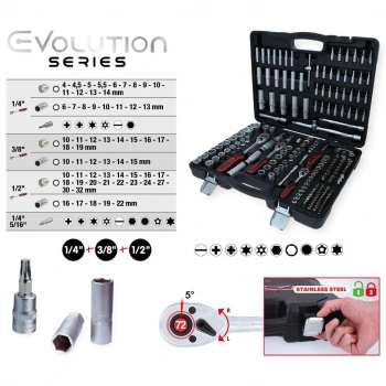 KS TOOLS 195 PC LOKMA SETİ