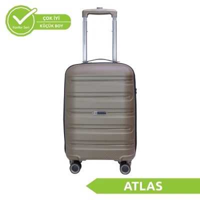 Vegmann Polipropilen (PP) Atlas Gold Kabin Boy Valiz