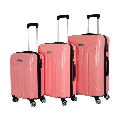 Vegmann Vela Pembe 3lü Valiz Seti
