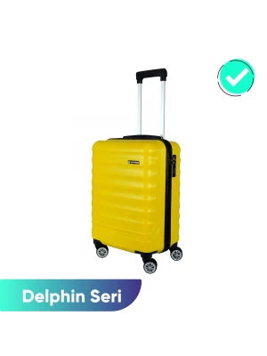 Vegmann Delphin Sarı Kabin Boy Valiz