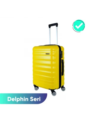 Vegmann Delphin Sarı Orta Boy Valiz