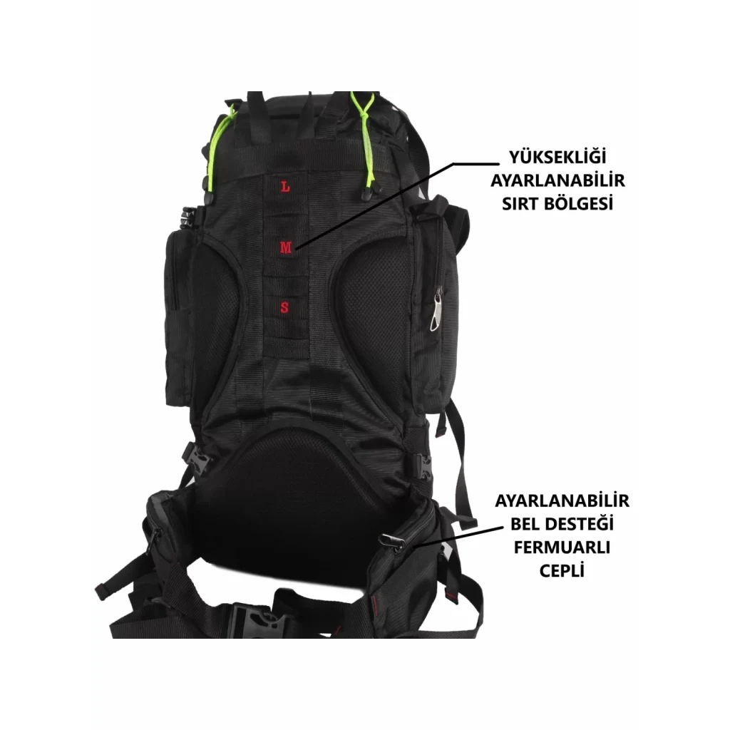 Vegmann 65 Litre Outdoor Trekking Kamp Dağcı Sırt Çantası