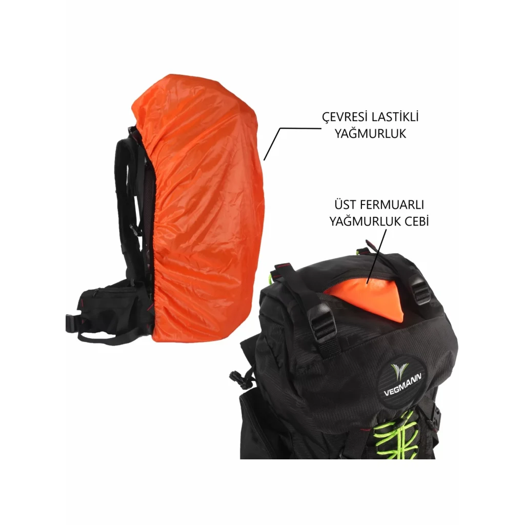 Vegmann 65 Litre Outdoor Trekking Kamp Dağcı Sırt Çantası
