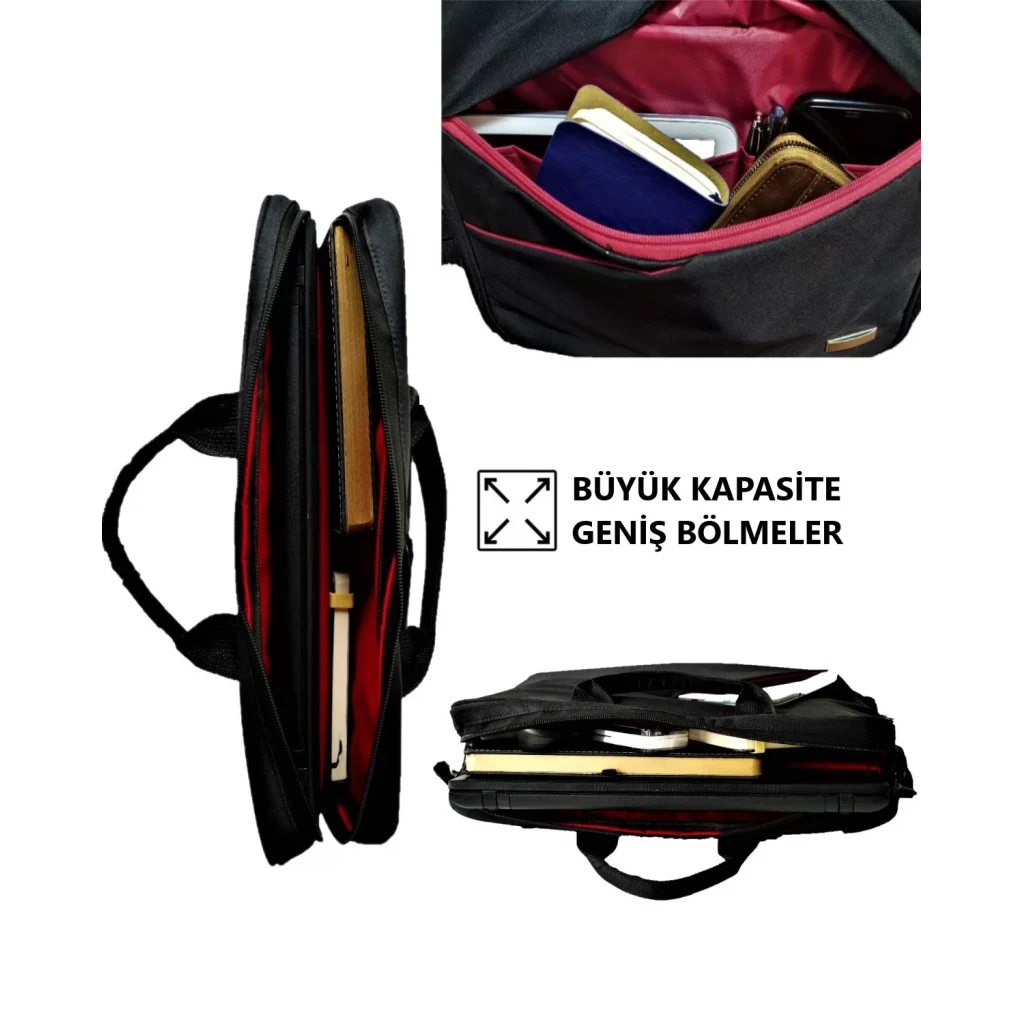 Vegmann AV-6900 Siyah 15.6 Inç Laptop Evrak Çantası