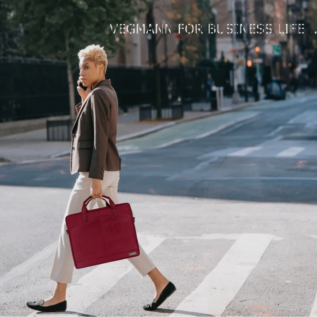 Vegmann AV-6457 17.3 inç Notebook Laptop Evrak Çantası - Bordo