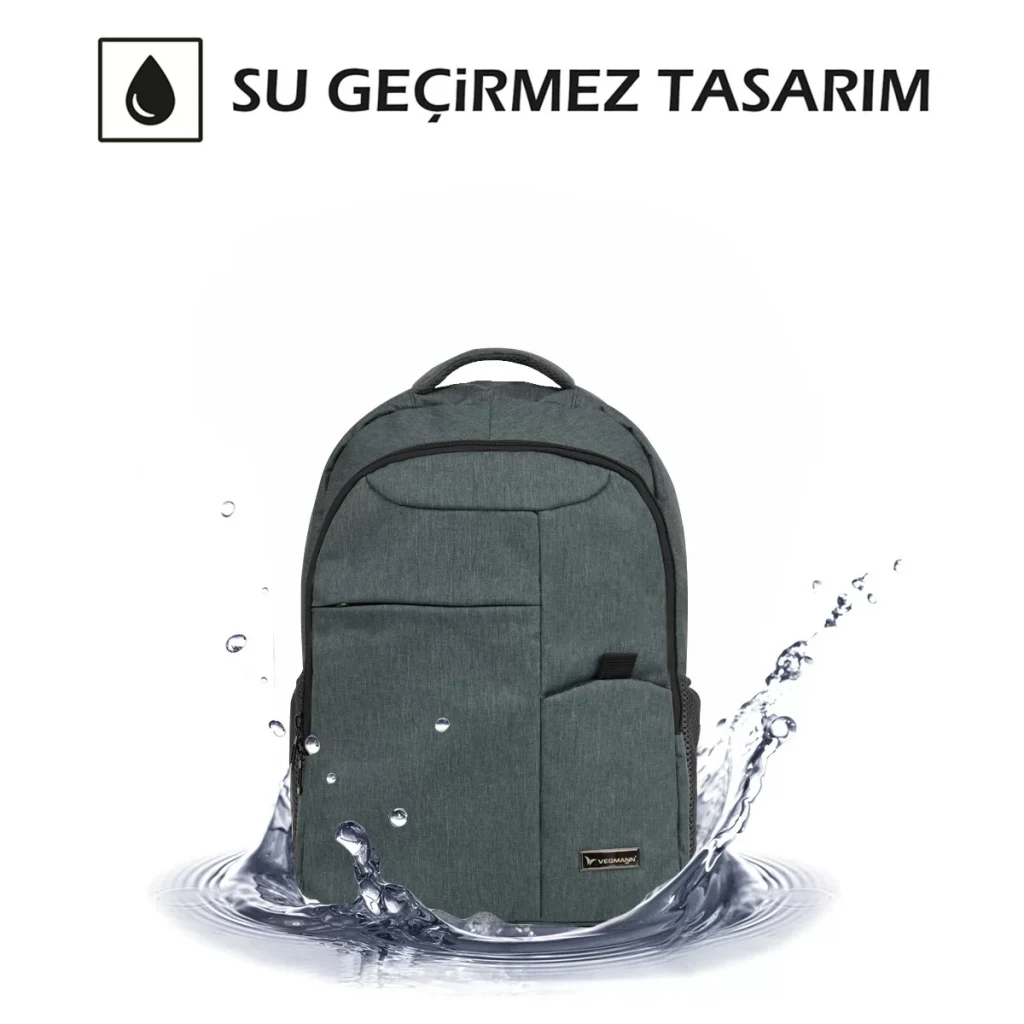 Vegmann Tucana VGM-030 15,6 inç Dizüstü Uyumlu Gri Laptop Sırt Çantası