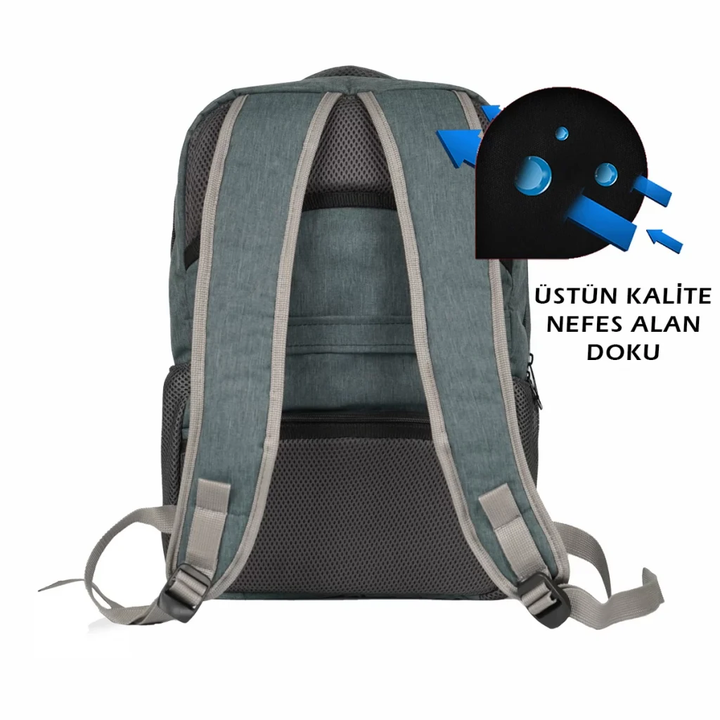 Vegmann Tucana VGM-030 15,6 inç Dizüstü Uyumlu Gri Laptop Sırt Çantası