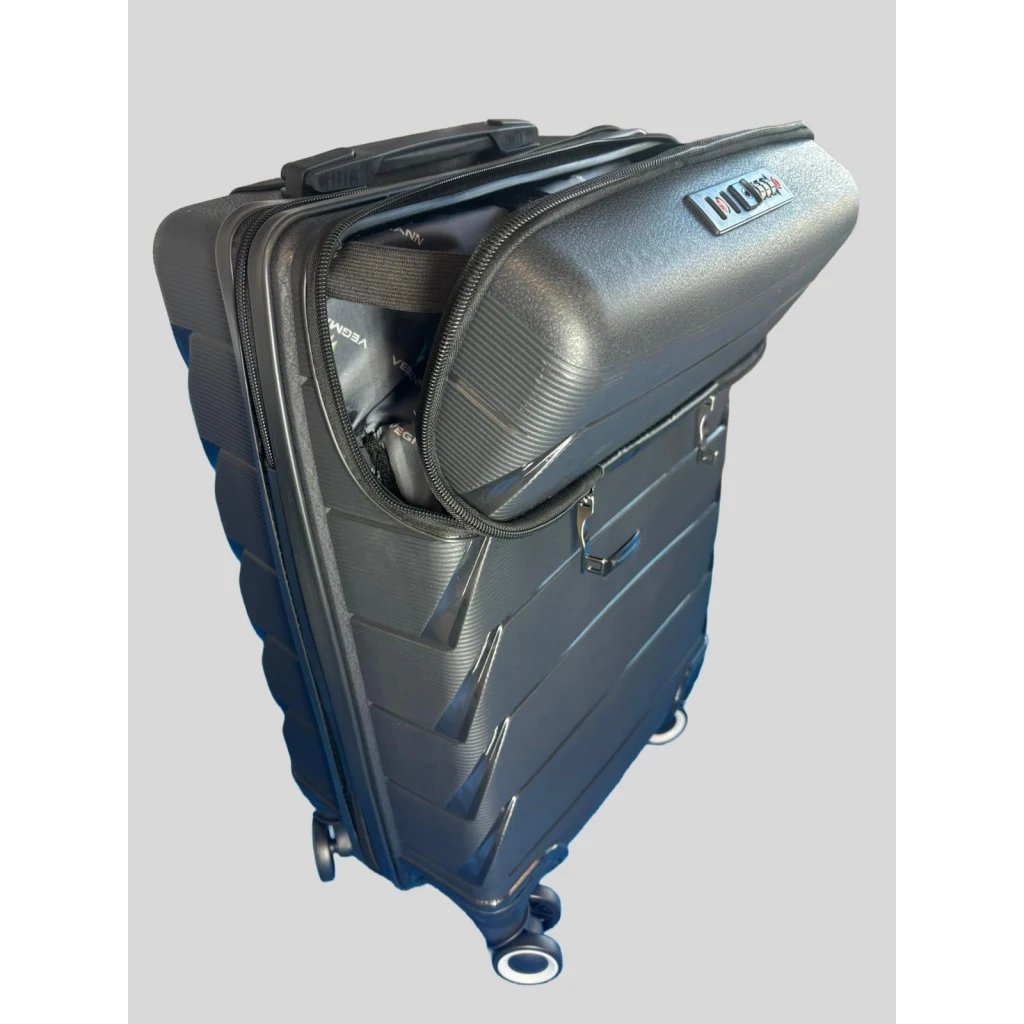 Vegmann Avalon Laptop Bölmeli PP Kırılmaz Kabin Boy Valiz