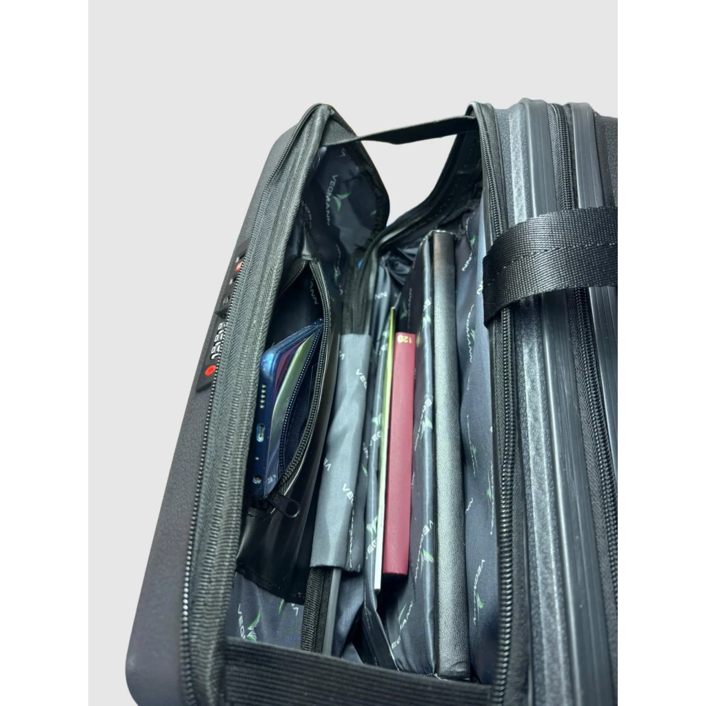 Vegmann Avalon Laptop Bölmeli PP Kırılmaz Kabin Boy Valiz