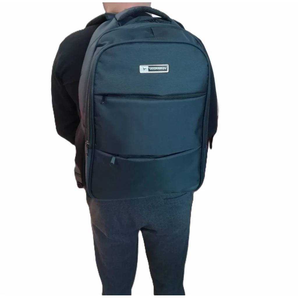 Vegmann Lara Siyah Balıkçı Seyahat Sırt Çantası Okul Çantası