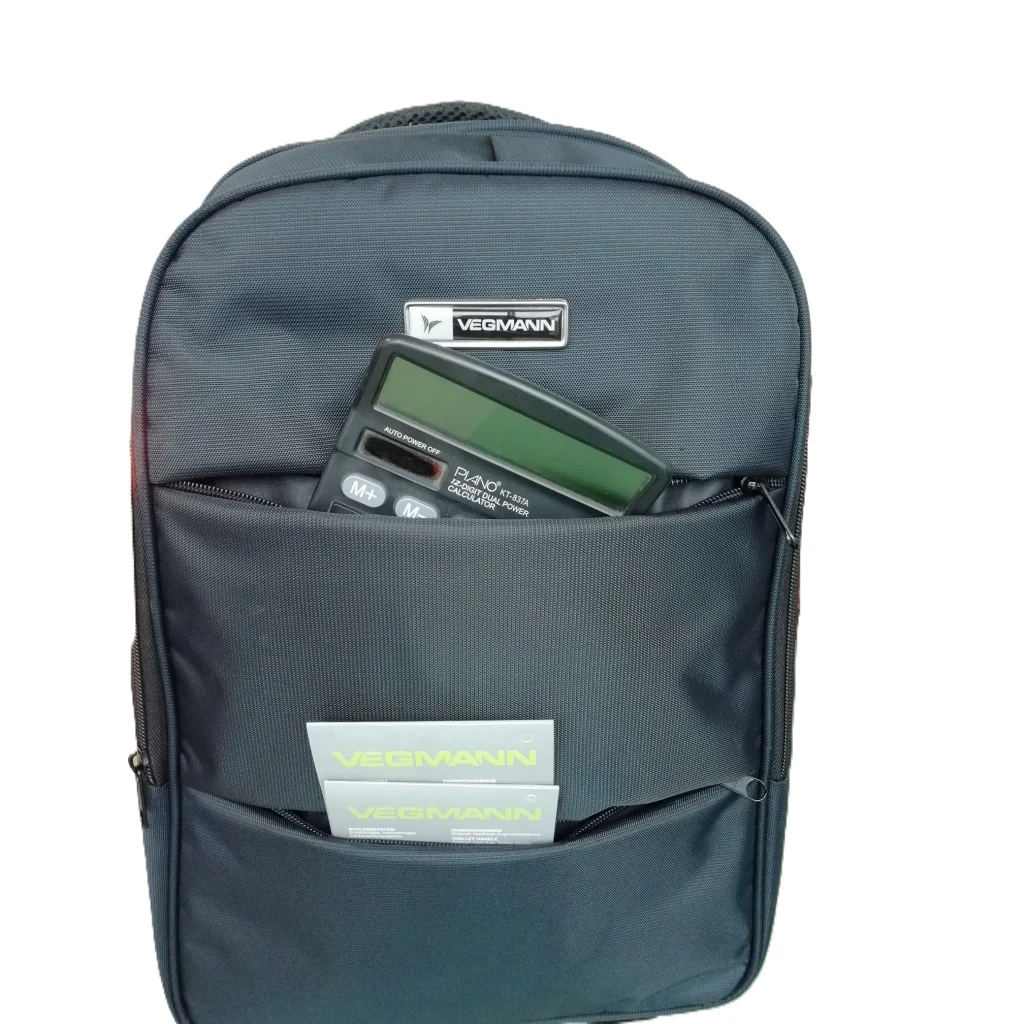 Vegmann Lara Siyah Balıkçı Seyahat Sırt Çantası Okul Çantası