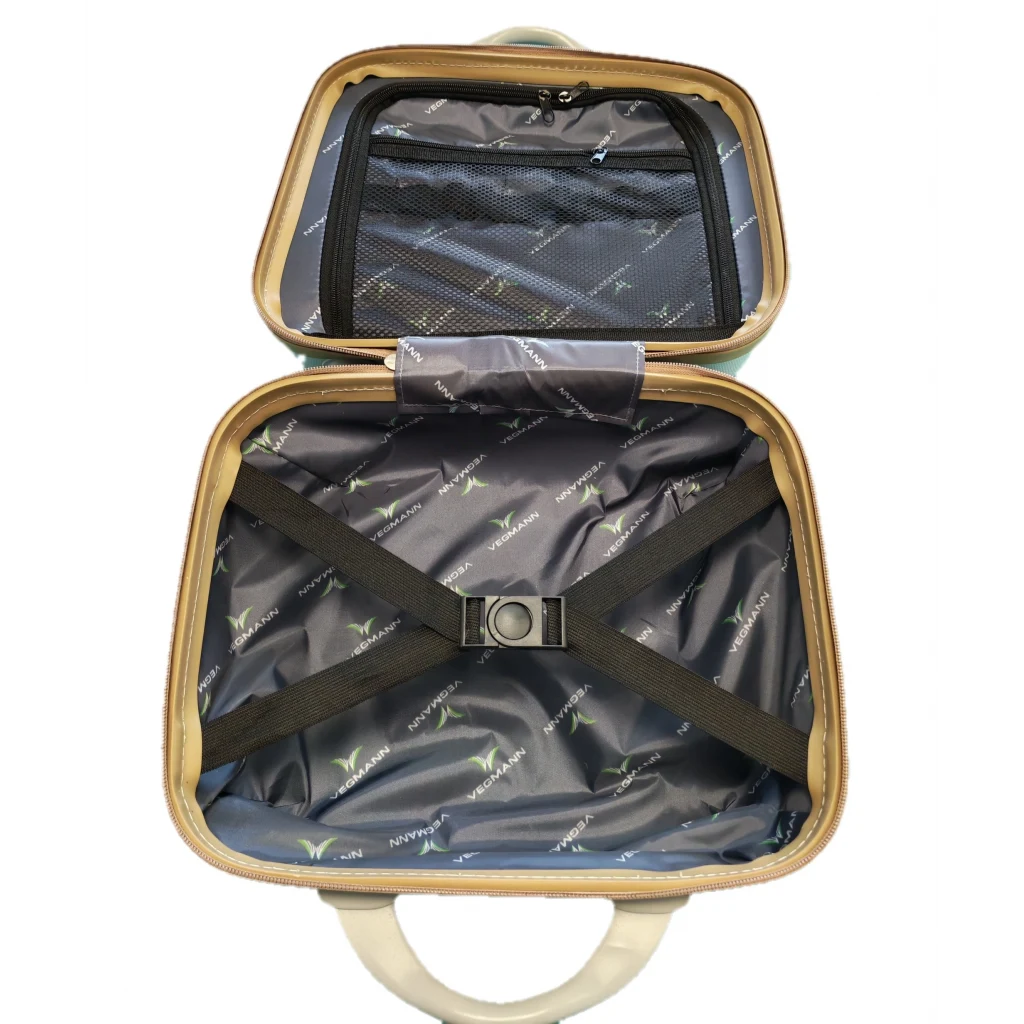 Vegmann Alya Kırılmaz Polipropilen Kadın Makyaj Bakım ve Takı Çantası Mürdüm