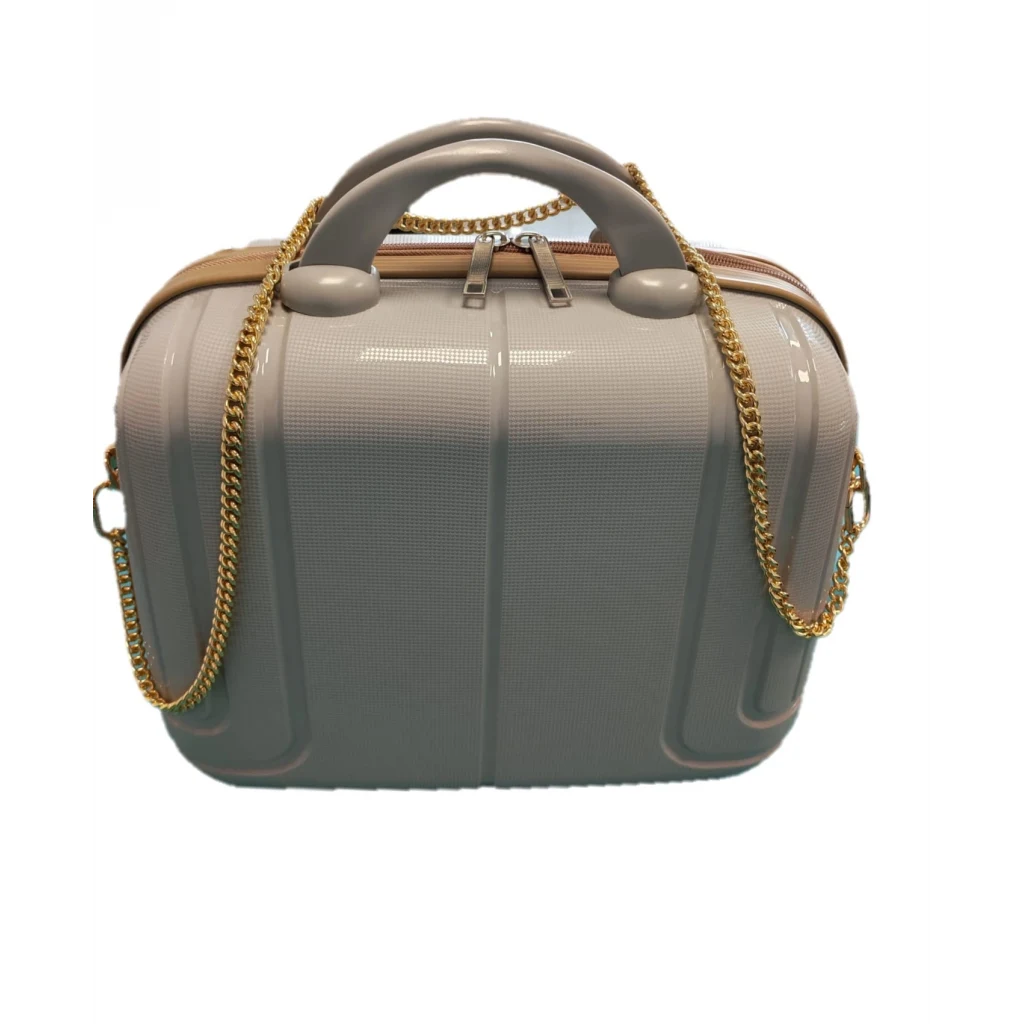 Vegmann Alya Kırılmaz Polipropilen Kadın Makyaj Bakım ve Takı Çantası Gri