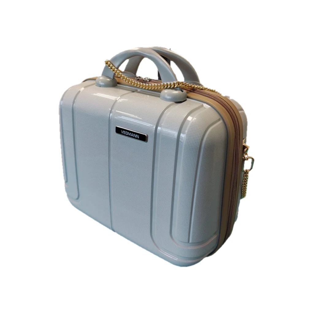 Vegmann Alya Kırılmaz Polipropilen Kadın Makyaj Bakım ve Takı Çantası Gri