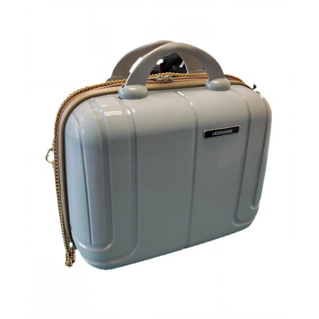 Vegmann Alya Kırılmaz Polipropilen Kadın Makyaj Bakım ve Takı Çantası Gri