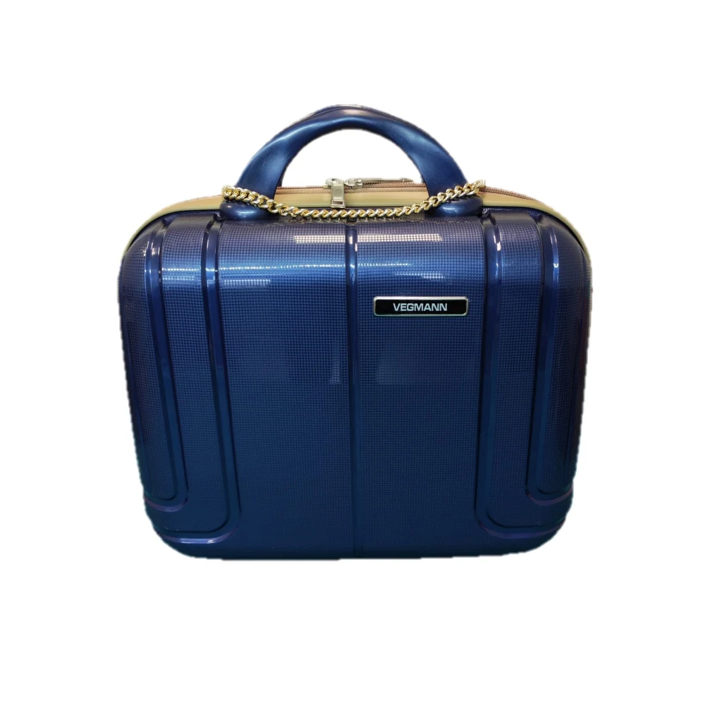 Vegmann Alya Kırılmaz Polipropilen Kadın Makyaj Bakım ve Takı Çantası Lacivert