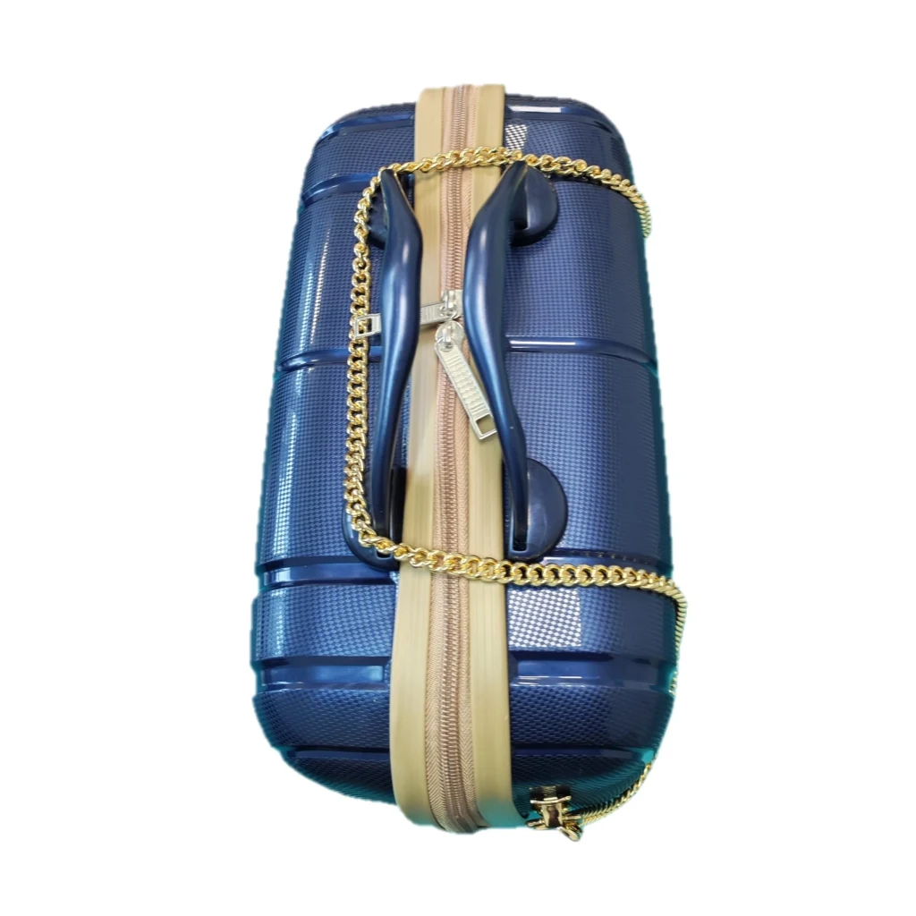 Vegmann Alya Kırılmaz Polipropilen Kadın Makyaj Bakım ve Takı Çantası Lacivert