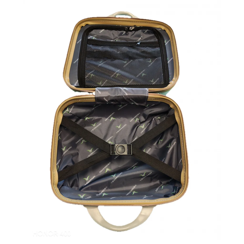 Vegmann Alya Kırılmaz Polipropilen Kadın Makyaj Bakım ve Takı Çantası Gri