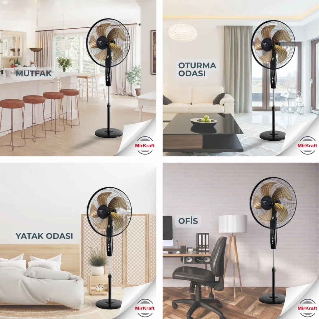 MirKraft FS-M5018 Stand Fan Vantilatör Manuel 18