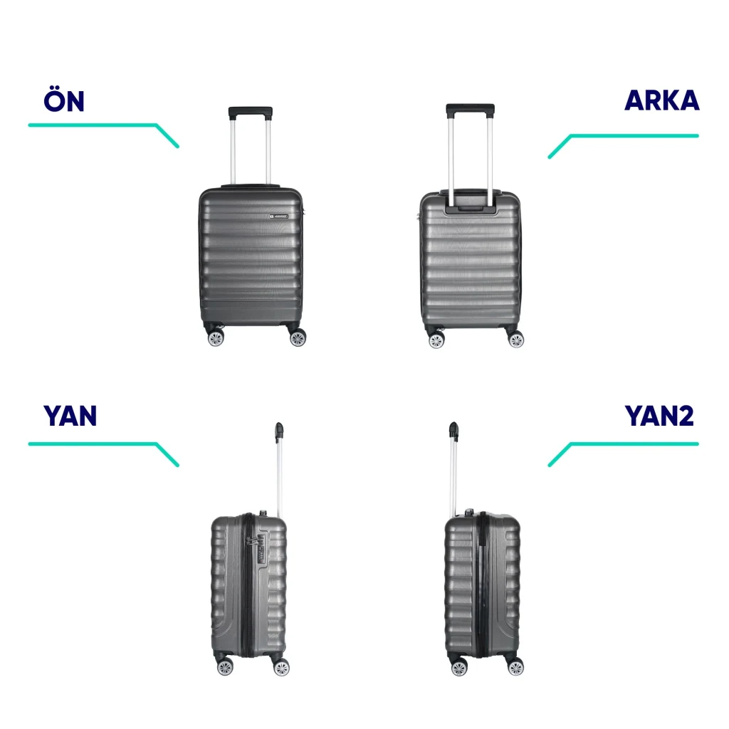 Vegmann Delphin Antrasit Kabin Boy Valiz