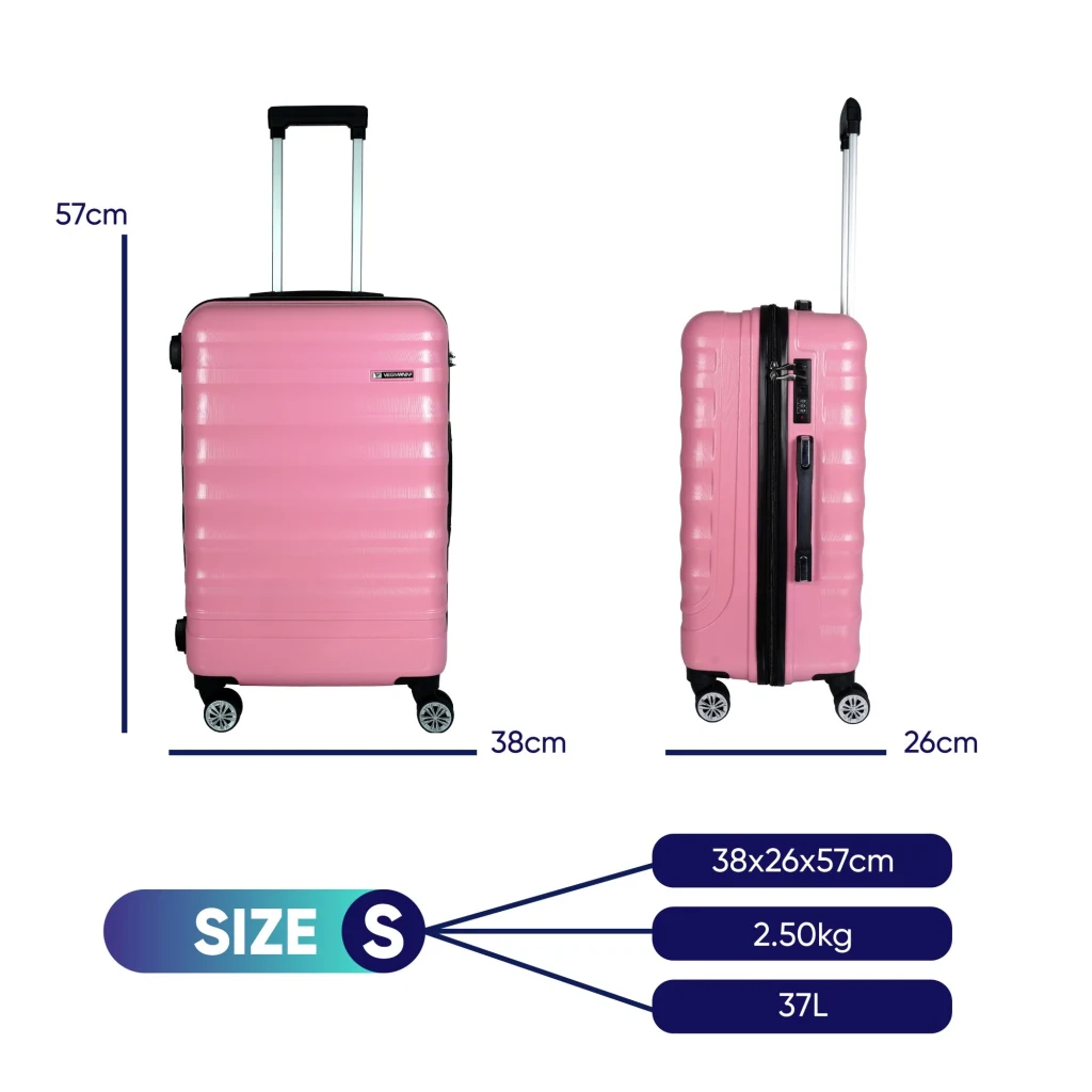 Vegmann Delphin Pembe Kabin Boy Valiz