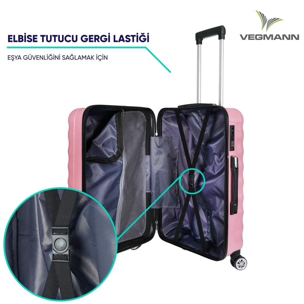 Vegmann Delphin Pembe Kabin Boy Valiz