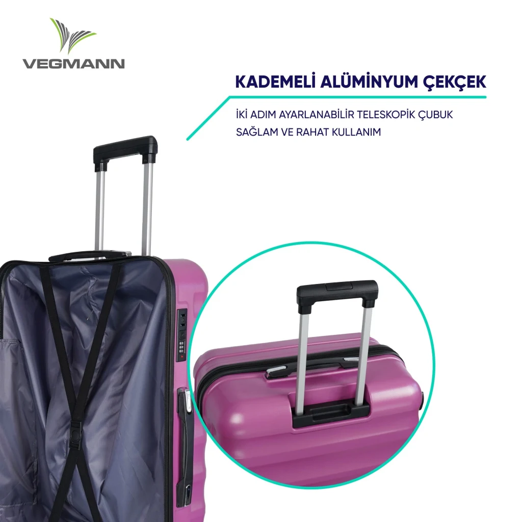 Vegmann Delphin Violet Kabin Boy Valiz