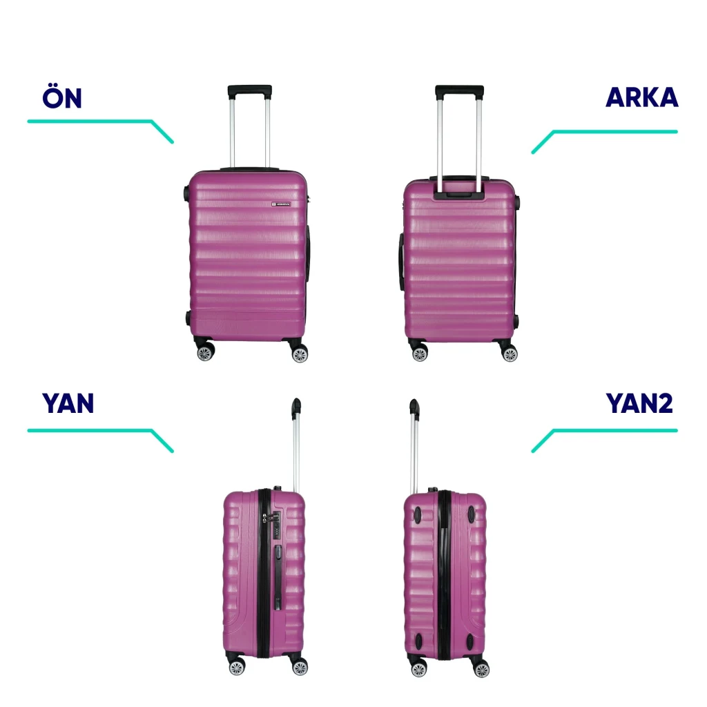 Vegmann Delphin Violet Orta Boy Valiz