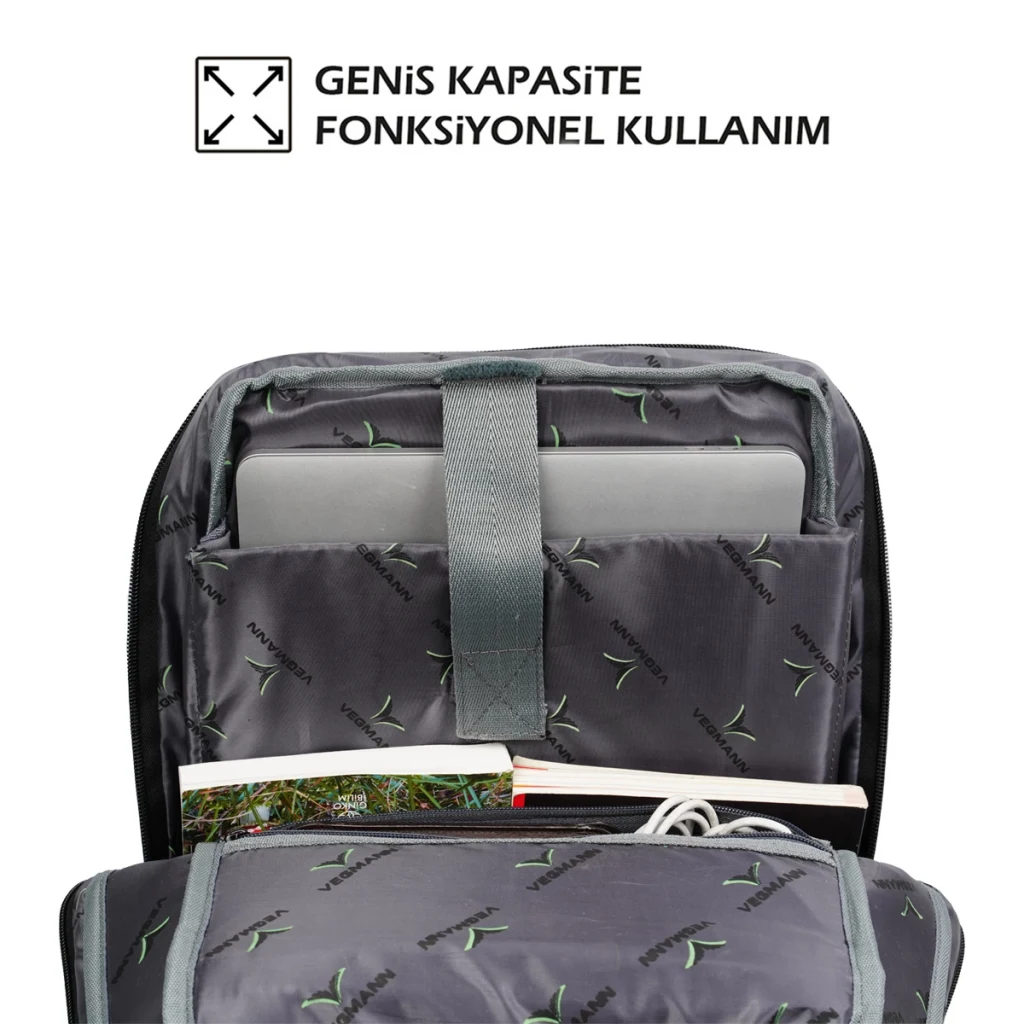 Vegmann Hazar 15,6 inç Dizüstü Bilgisayar Uyumlu Laptop Sırt Çantası