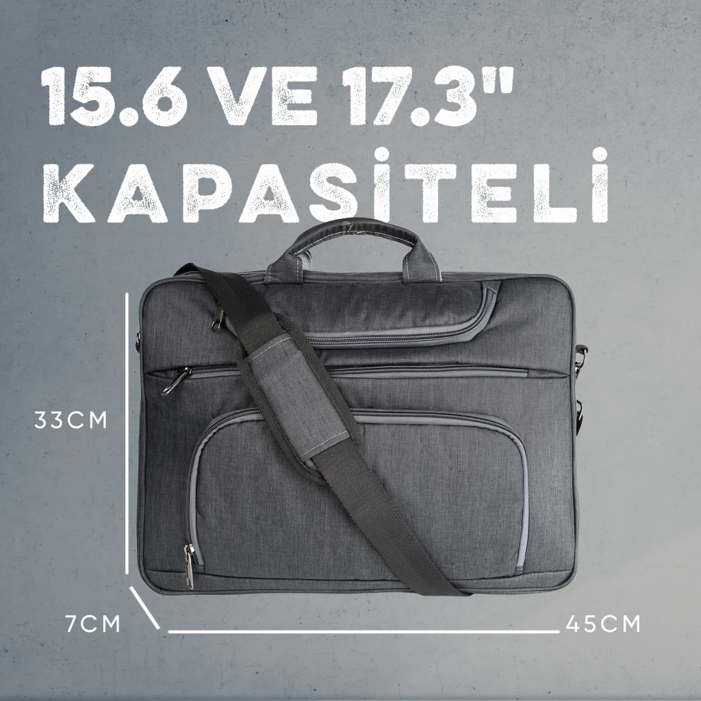Vegmann Norma 15.6 inç Dizüstü Bilgisayar Uyumlu Evrak ve Laptop Çantası