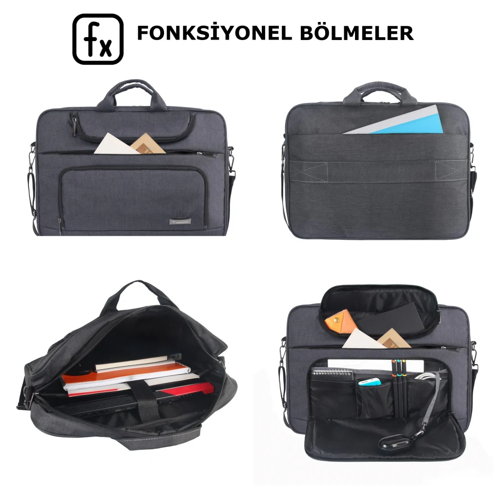 Vegmann Norma 17.3 inç Dizüstü Bilgisayar Uyumlu Evrak ve Laptop Çantası