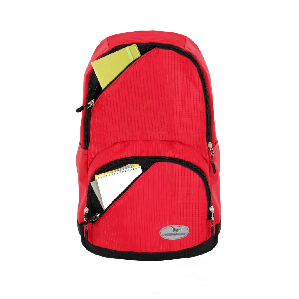 Vegmann Orion Unisex Kırmızı Günlük Okul Sırt Çantası