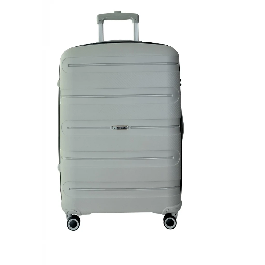 Vegmann Polipropilen (PP) Atlas Gri Orta Boy Valiz