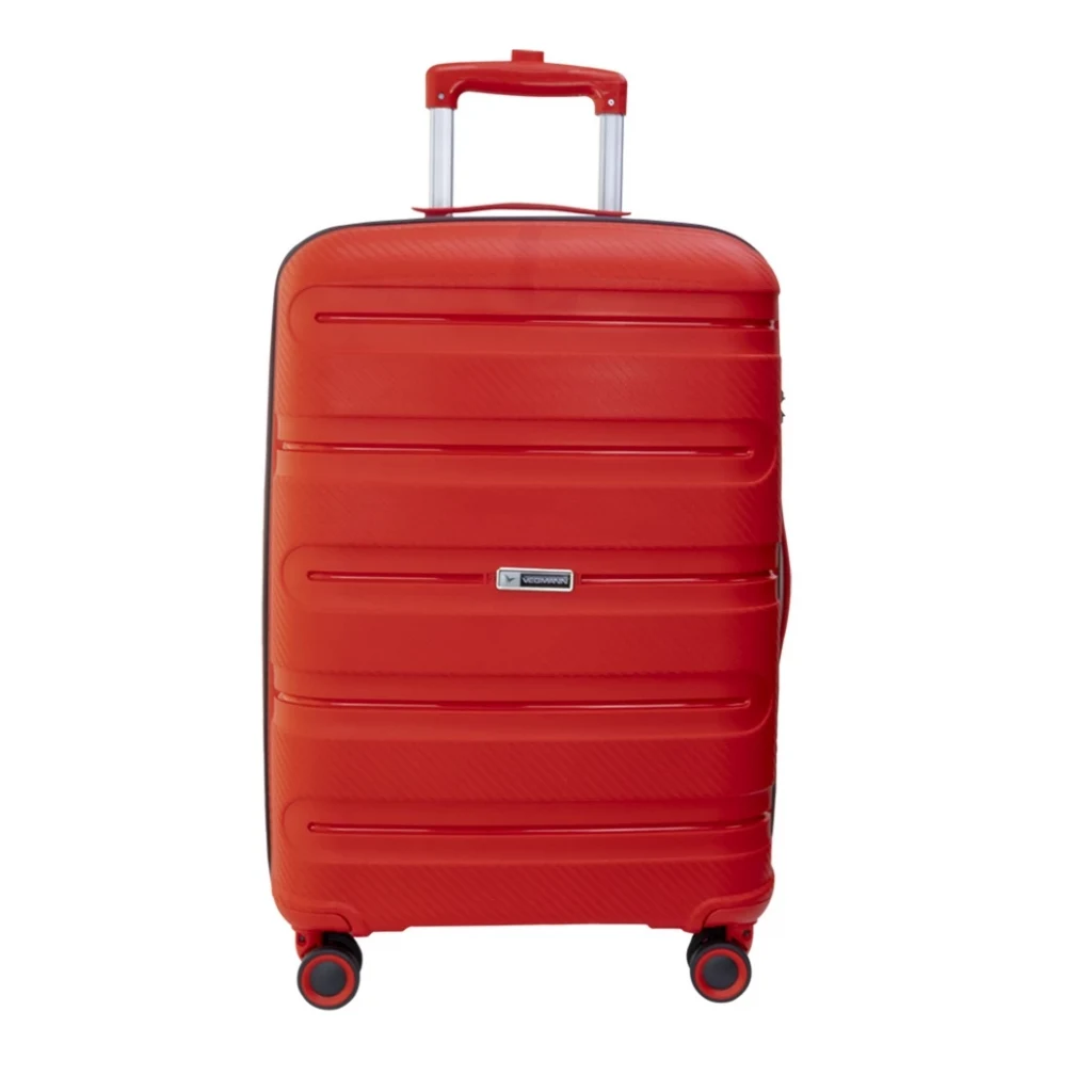 Vegmann Polipropilen (PP) Atlas Kırmızı Orta Boy Valiz