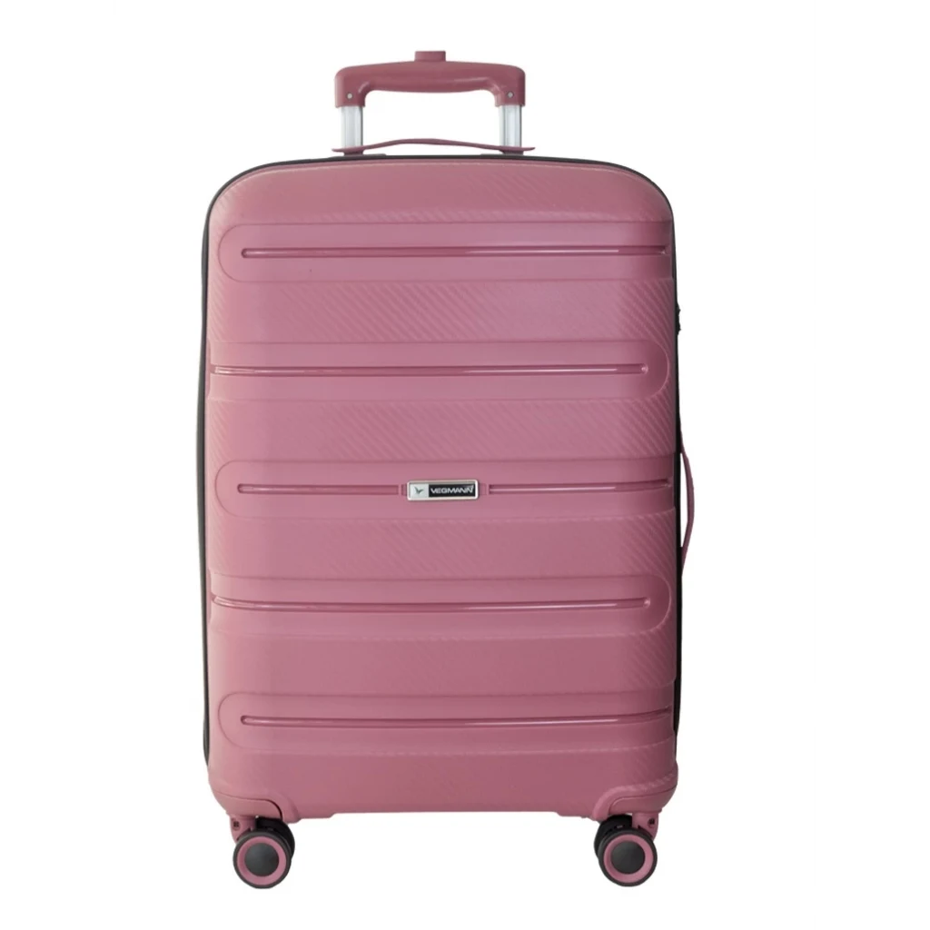 Vegmann Polipropilen (PP) Atlas Mürdüm Orta Boy Valiz