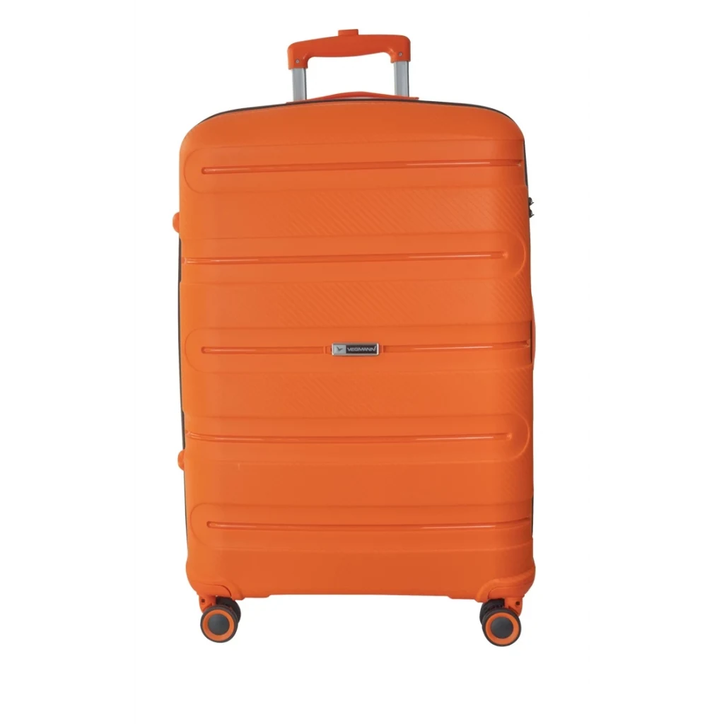 Vegmann Polipropilen (PP) Atlas Turuncu Orta Boy Valiz