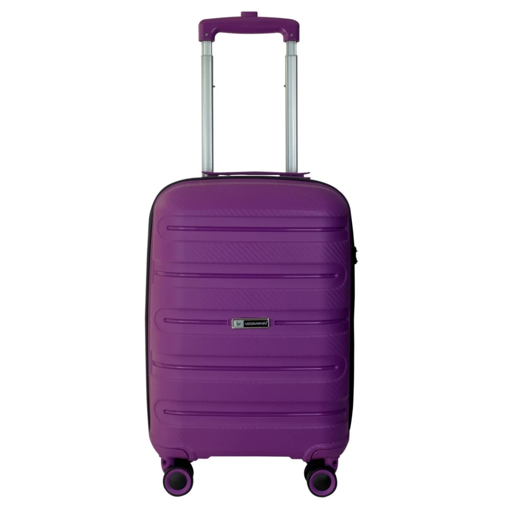 Vegmann Polipropilen (PP) Atlas Violet Kabin Boy Valiz