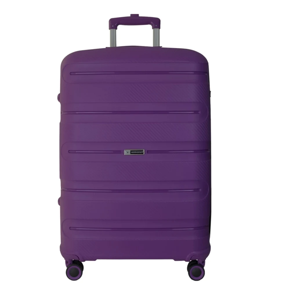 Vegmann Polipropilen (PP) Atlas Violet Orta Boy Valiz