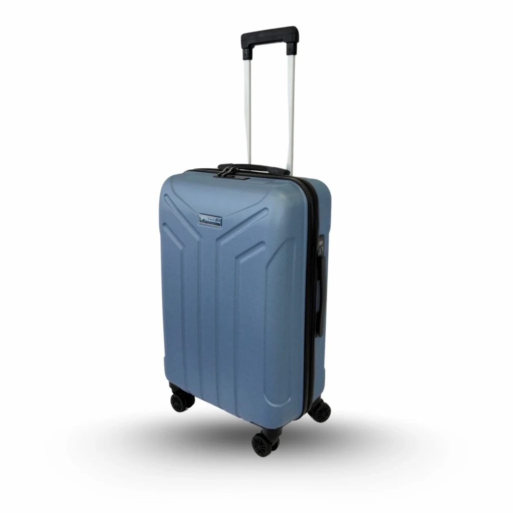 Vegmann Self-Weighed Scavel Blue Large Suitcase