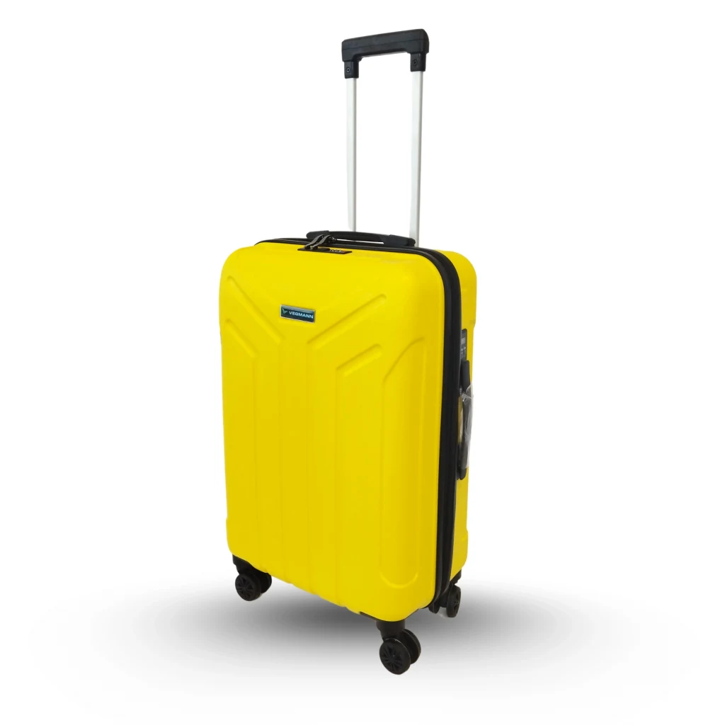 Vegmann Self-Weighed Scavel Yellow Large Suitcase