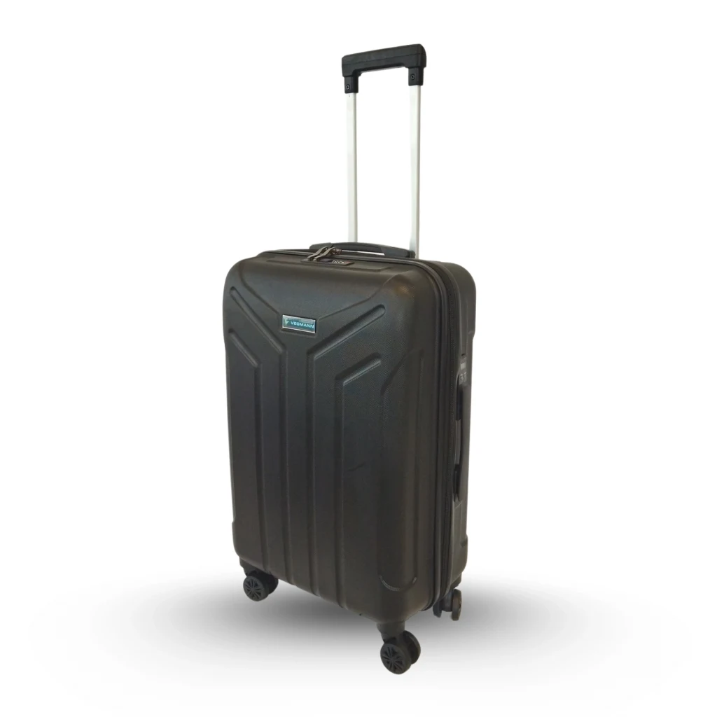 Vegmann Self-Weighed Scavel Black Medium Suitcase