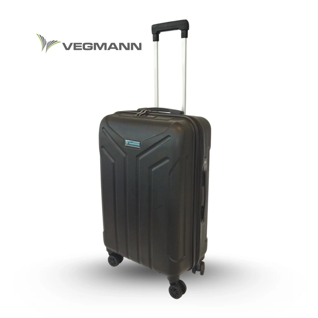 Vegmann Self-Weighed Scavel Black Medium Suitcase