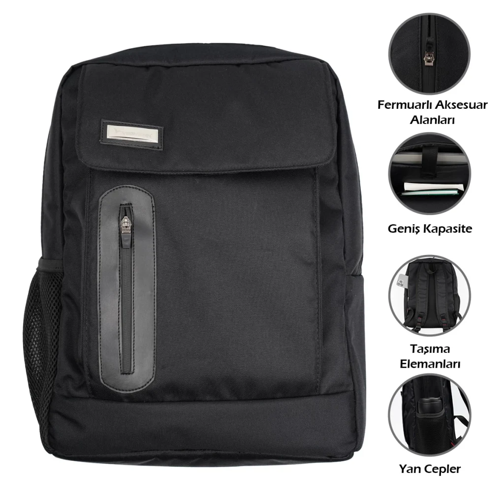Vegmann Uray 15-15,6 inç Dizüstü bilgisayar uyumlu Laptop Sırt Çantası