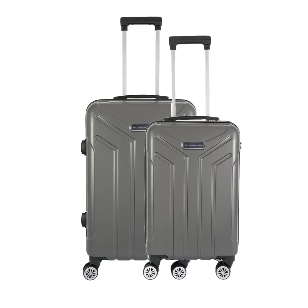 Vegmann Vela Antrasit 2li Valiz Seti Orta Boy ,Kabin Boy
